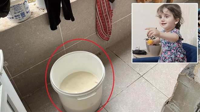 Süt dolu kovaya düşen 1,5 yaşındaki bebek öldü