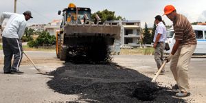 Bozuk yollara anında müdahale