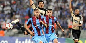 Trabzonspor Şampiyonlar Ligi ne veda etti: 1-1