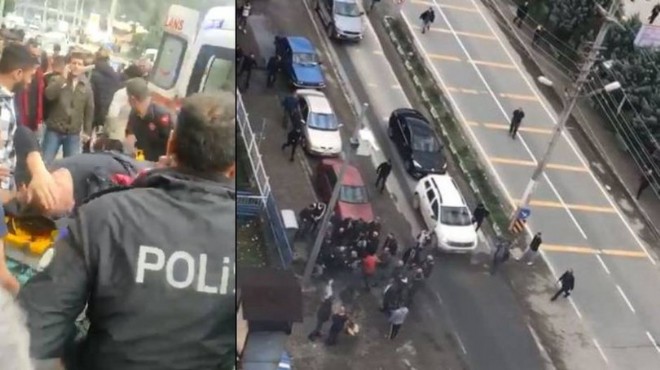 Tartıştığı polisi vuran şüpheli de polis çıktı!