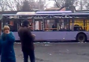 Otobüs durağına top mermili saldırı: 13 ölü