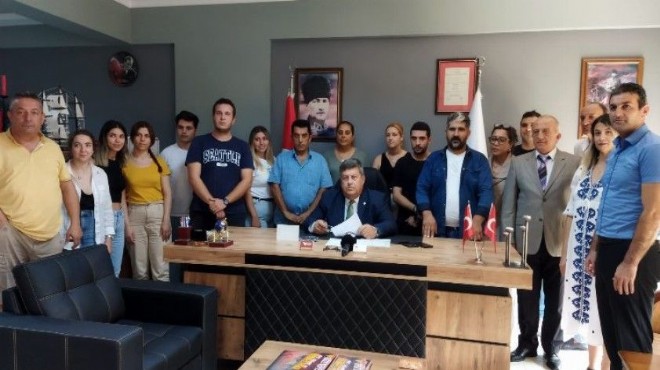 TDP İzmir den istifa eden 10 kişi CHP ye geçti!