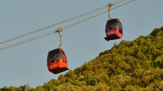 Teleferik keyfine bakım molası!