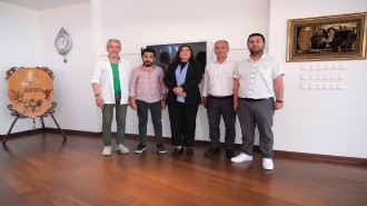 Didim Çalışan Gazeteciler Cemiyeti'nden Başkan Çerçioğlu'na ziyaret
