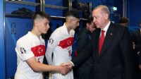 Erdoğan'dan Milli Takım'a tebrik ziyareti