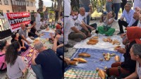 Menemen'de işten atılma isyanı: Kuru ekmek-soğanlı eylem!