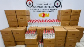 Sahte içki baskını: 3 bin litre etil alkol ele geçirildi