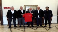 TFF Başkanı Hacıosmanoğlu'ndan İzmir Valisi Elban'a ziyaret