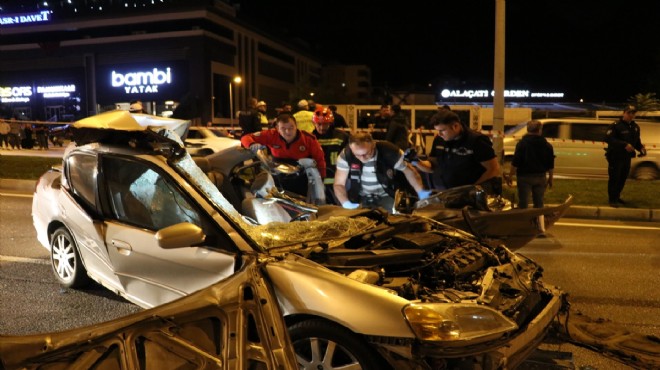 TIR a ok gibi saplandı... Sürücü yaşamını yitirdi