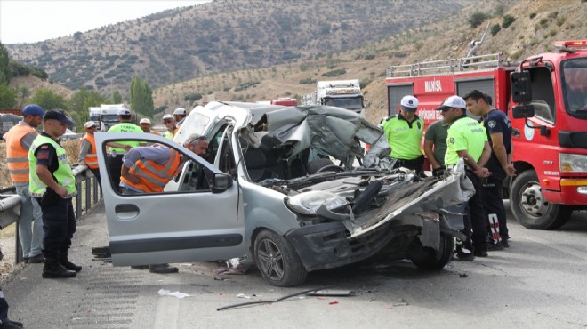 TIR a ok gibi saplandı... Sürücünün acı sonu!