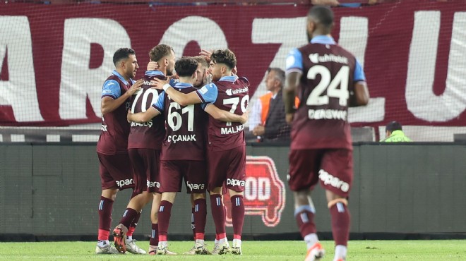 Trabzonspor, Avrupa da tek golle turladı