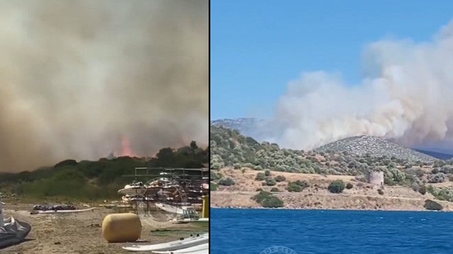 Turistik ilçelerde yangın paniği... Yangınlar kontrol altına alındı!