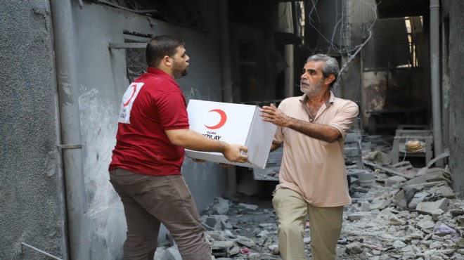 Türk Kızılay’dan Gazze deki sivillere yardım