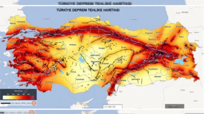 Türkiye nin diri fay haritası güncellendi