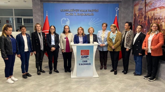 CHP li kadınlar haklarına sahip çıktı!