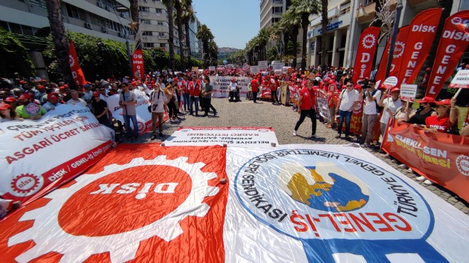 Ücret ve kadro isyanı… İzmir’de işçiler sokağa indi!