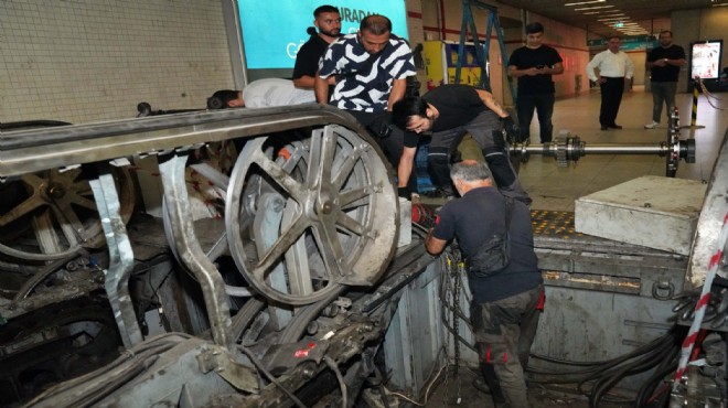 Üçyol Metrosu nda hummalı çalışma