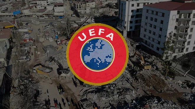 UEFA’dan depremzedelere destek