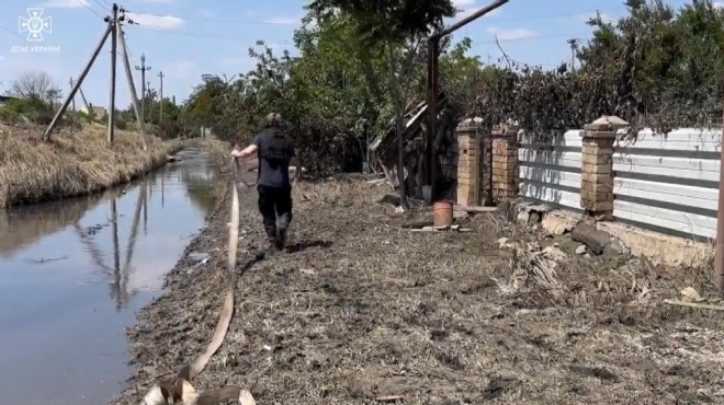 Ukrayna: Herson’da su seviyesi 11 santimetre düştü
