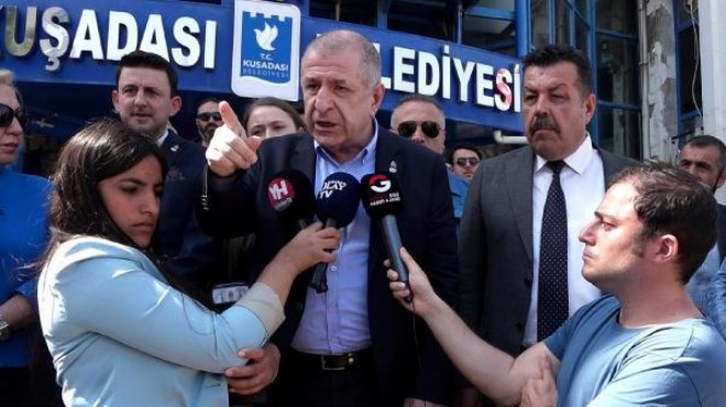 Ümit Özdağ dan Aydın da gazeteci Poyraz a destek açıklaması