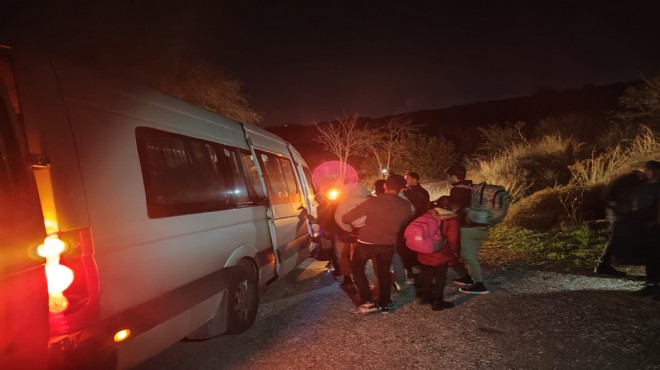 Umuda yolculuk yarıda kaldı: 22 göçmen yakalandı!