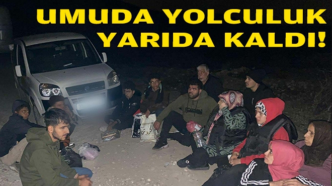 Umuda yolculuk yarıda kaldı!