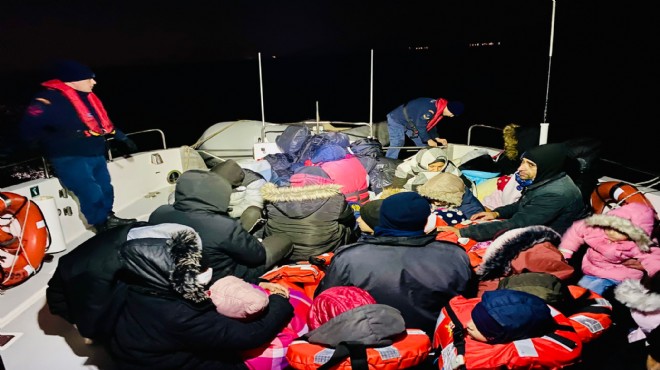Umuda yolculuk yarım kaldı: 58 göçmen yakalandı!