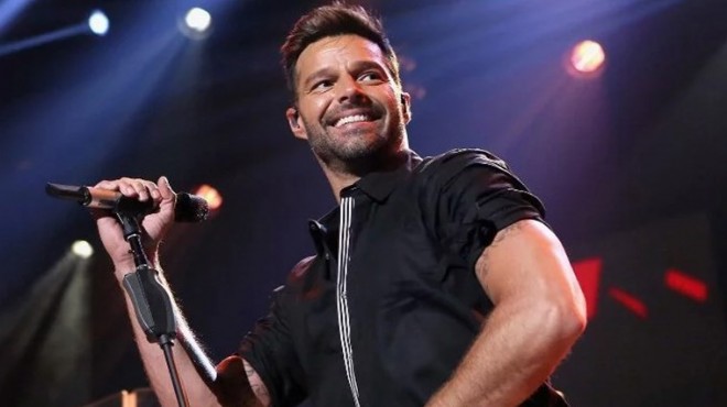 Ünlü şarkıcı Ricky Martin Antalya da konser verdi