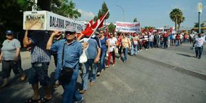 Muğla’da tabutlu özelleştirme protestosu