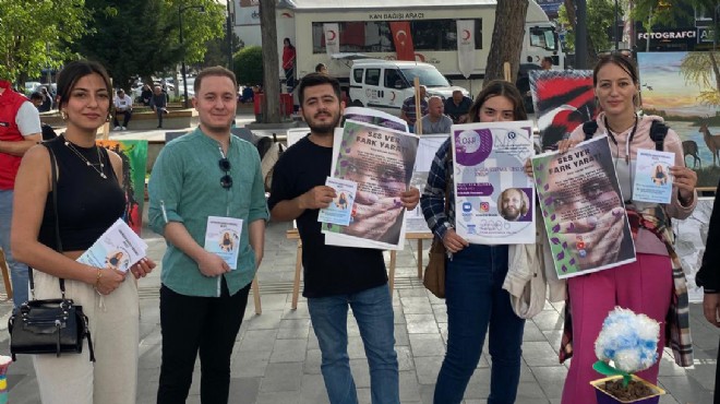 Uşak Üniversitesi öğrencilerinden kadına şiddete karşı sosyal sorumluluk kampanyası