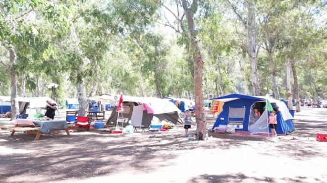 Vatandaşların kamp tercihi Ada Camping dolup taşıyor
