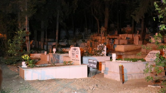İzmir de yürekleri sızlatan olay... 1 günlük bebek mezarlığa terk edildi!