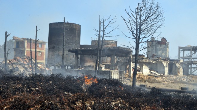 Yangın fabrikadan ormana sıçramıştı...Fabrika mühürlendi!