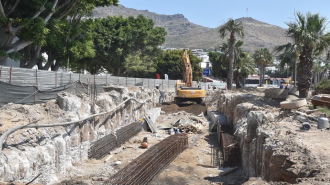 Yasak dinlemiyorlar... Bodrum da inşaat çalışmalarına tepki!