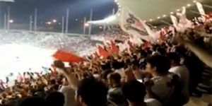 Olimpiyat Stadı nda  Gezi  tezahüratları