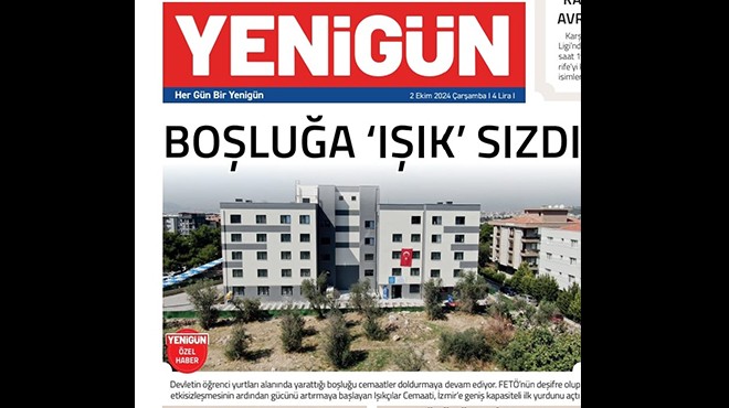 Yıl: 2024, Yer: İzmir… ‘Bu sayfayı basmayız’